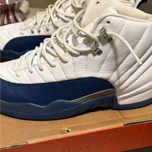Jordan White and Navy Sneakers